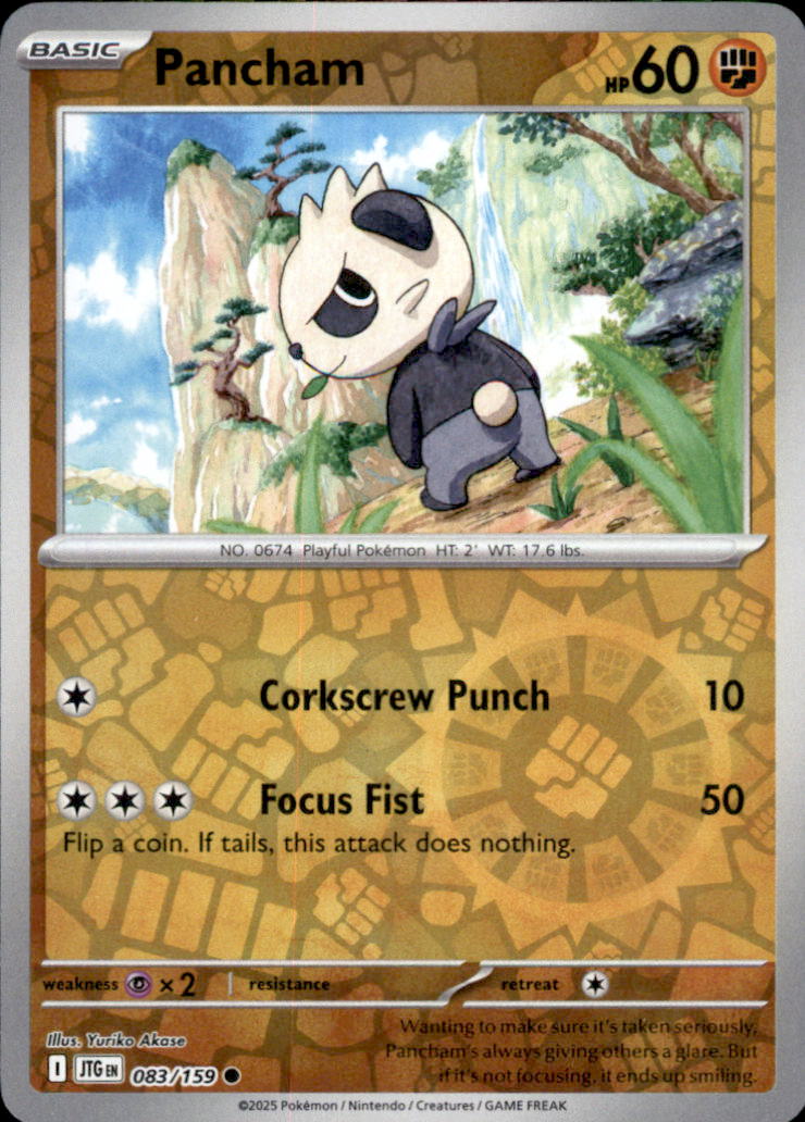 Pancham Reverse Holo Common SV09: Journey Together 083/159 NM