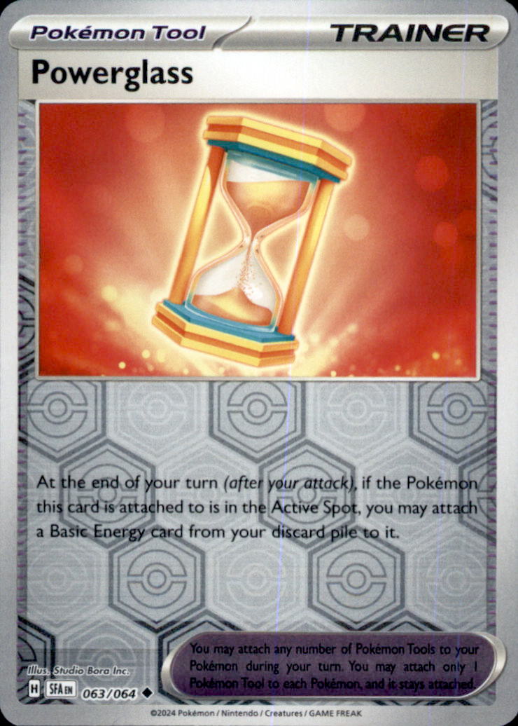 Powerglass Reverse Holo Uncommon SV: Shrouded Fable 063/064 NM