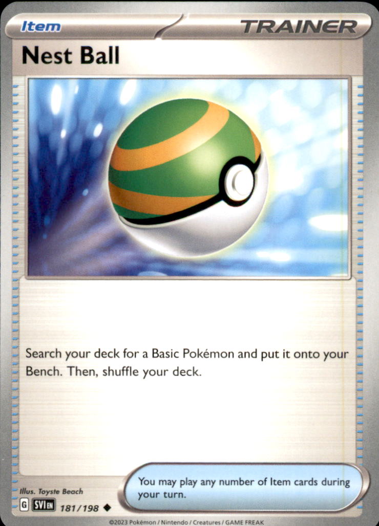 Nest Ball Uncommon SV01: Scarlet & Violet Base Set 181/198 NM