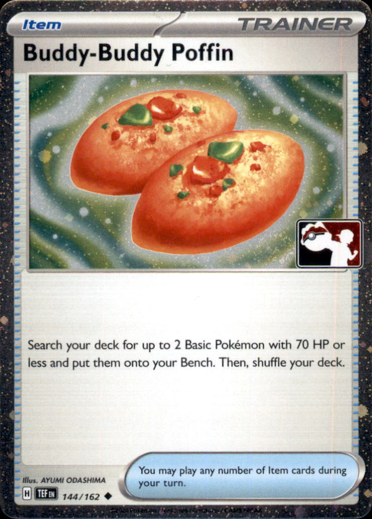 Buddy-Buddy Poffin (Cosmos Holo) Holo Uncommon Prize Pack Series Cards 144/162 NM