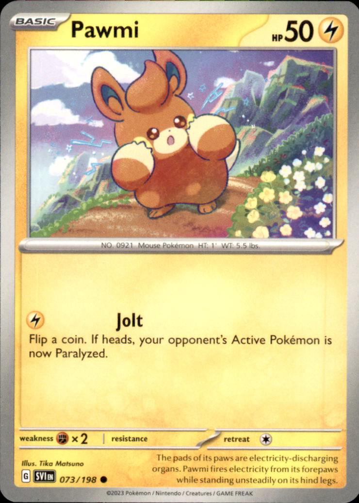 Pawmi Common SV01: Scarlet & Violet Base Set 073/198 NM
