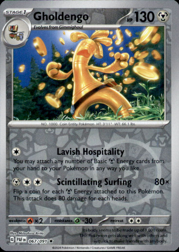 Gholdengo Reverse Holo Uncommon ME01: Mega Evolution 099/132 NM