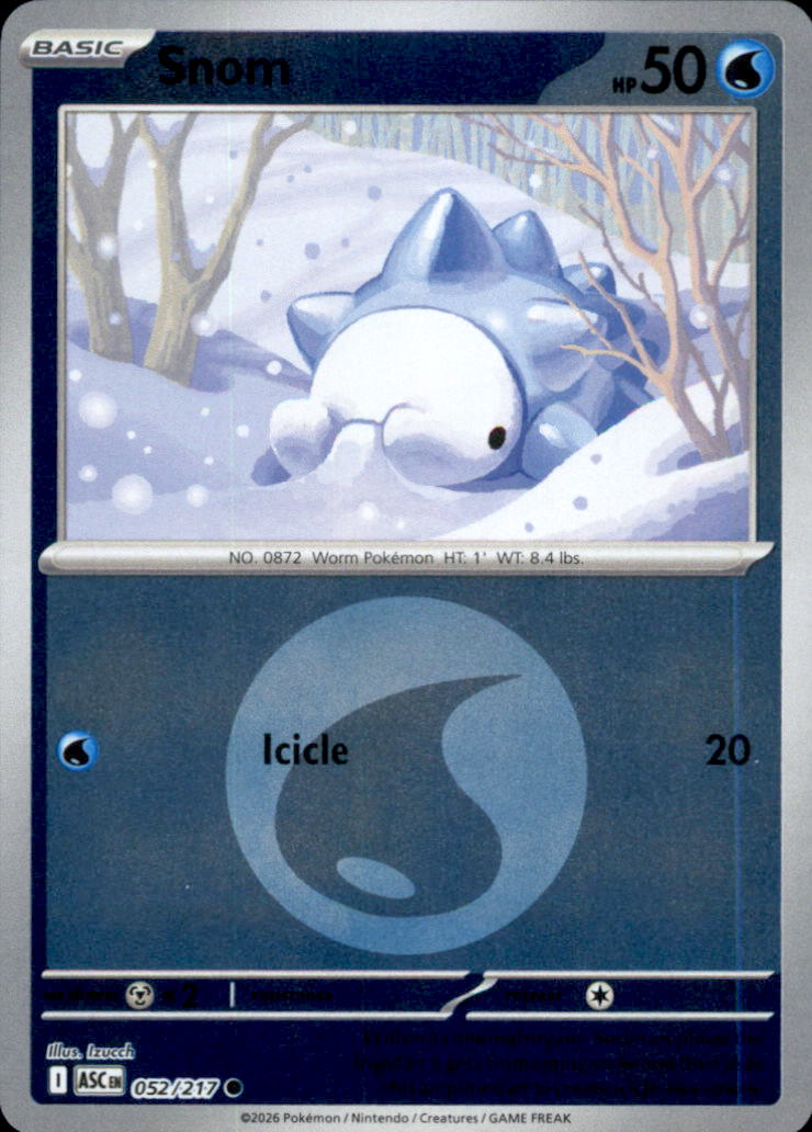 Snom (Energy Symbol Pattern) Reverse Holo Common ME: Ascended Heroes 052/217 NM