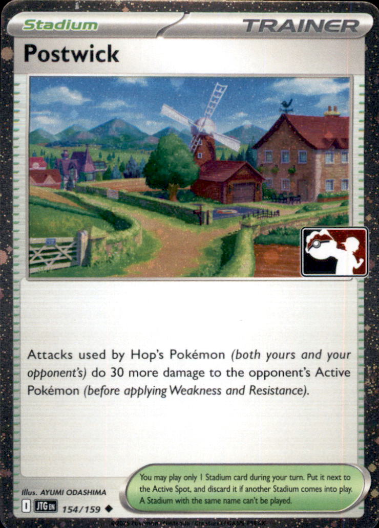 Postwick (Cosmos Holo) Holo Rare Prize Pack Series Cards 154/159 NM
