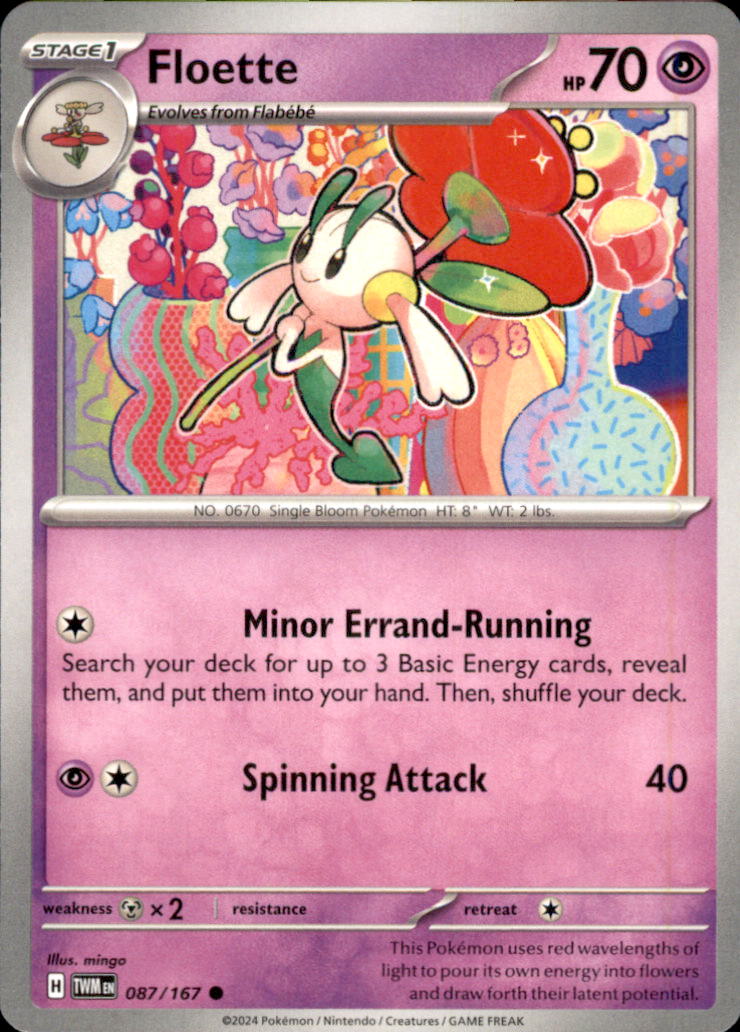 Floette Common SV06: Twilight Masquerade 087/167 NM
