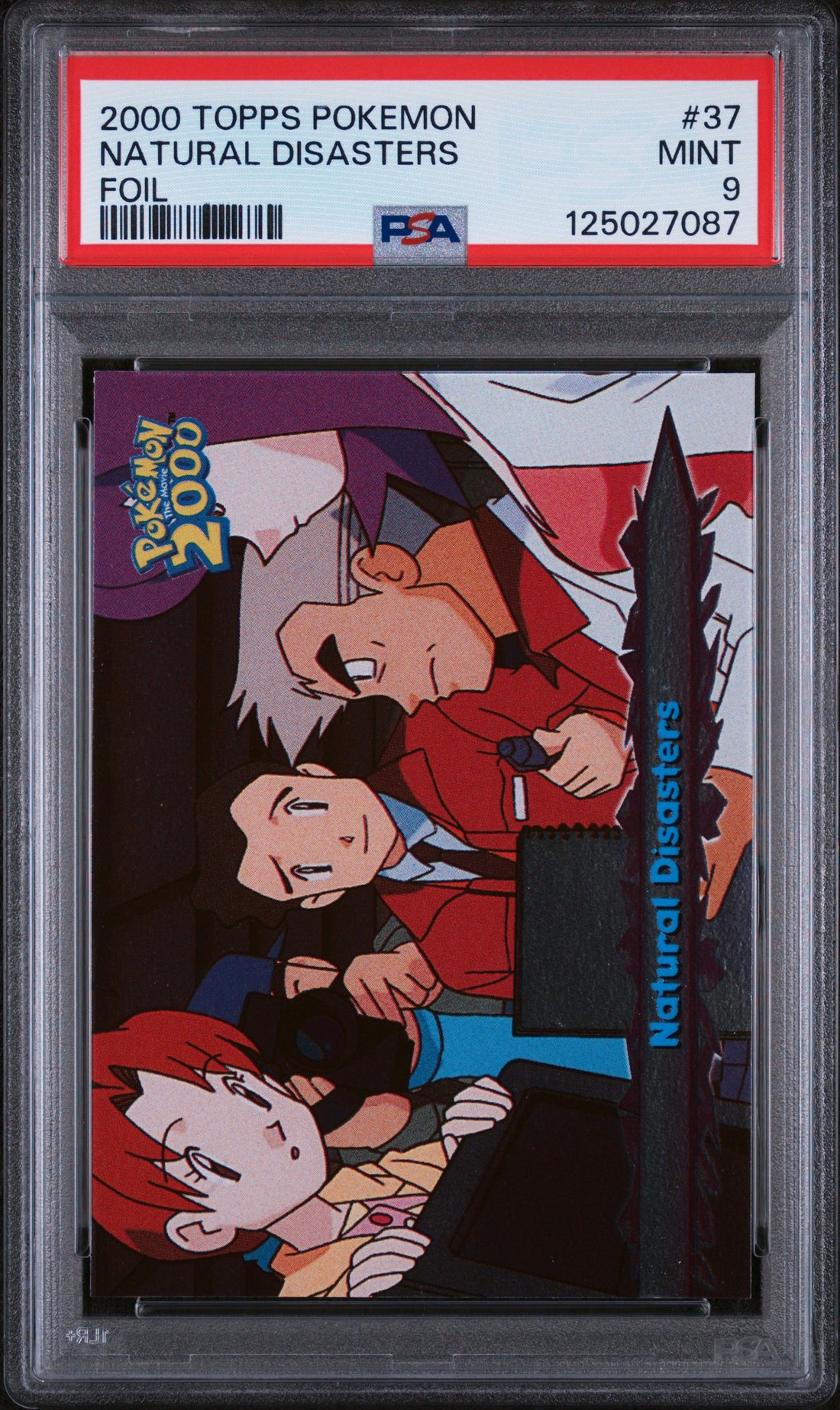 Natural Disasters Foil Topps Pokemon The Movie 2000 37 NM PSA 9