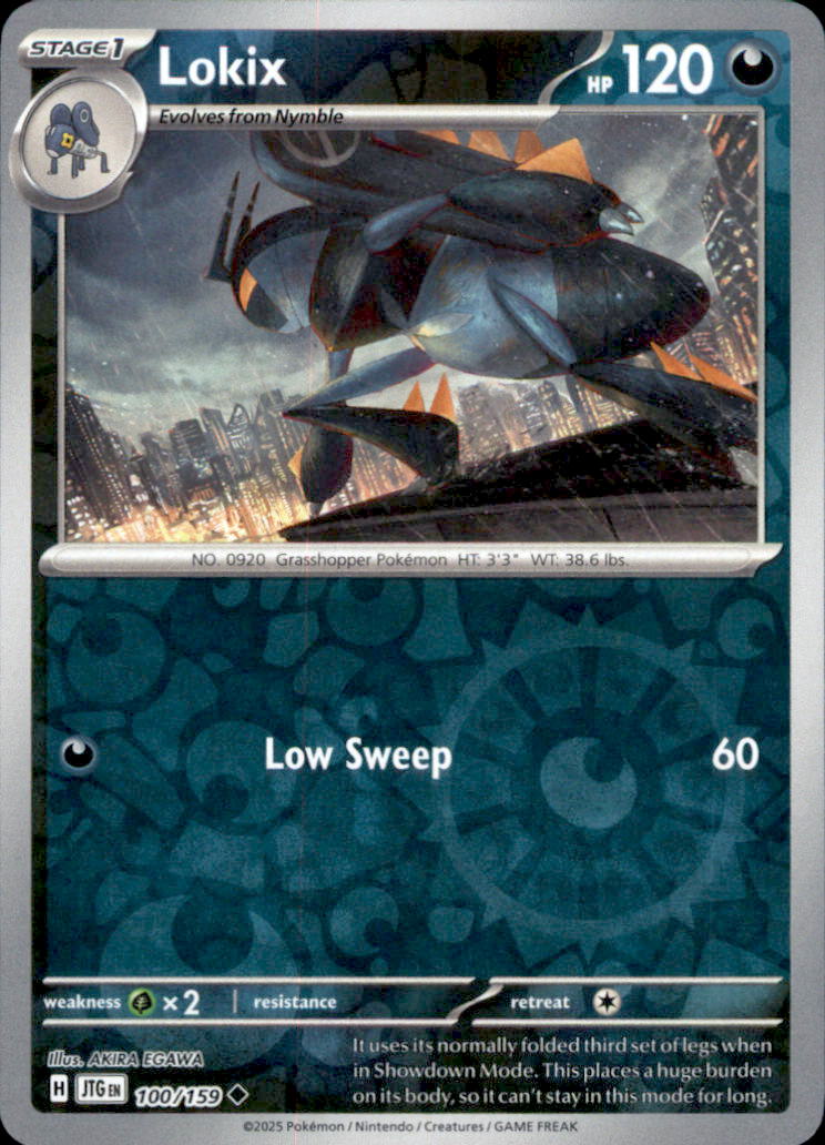 Lokix Reverse Holo Uncommon SV09: Journey Together 100/159 NM
