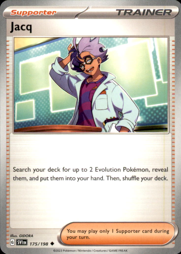Jacq Uncommon SV01: Scarlet & Violet Base Set 175/198 NM