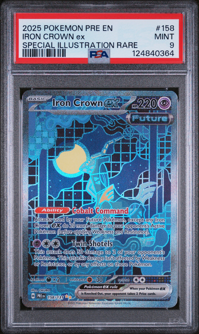 Iron Crown Ex Special Illustration Rare Pokemon Pre En-Prismatic Evolutions 158