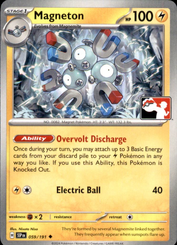 Magneton Uncommon Prize Pack Series Cards 059/191 NM
