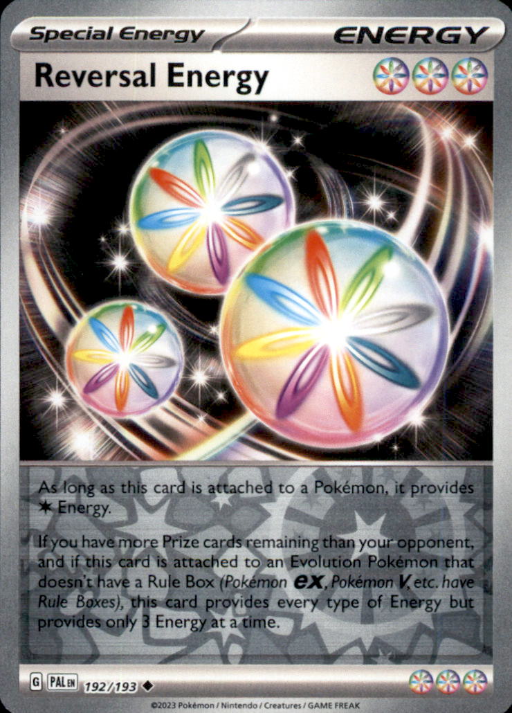 Reversal Energy Reverse Holo Uncommon SV02: Paldea Evolved 192/193 NM