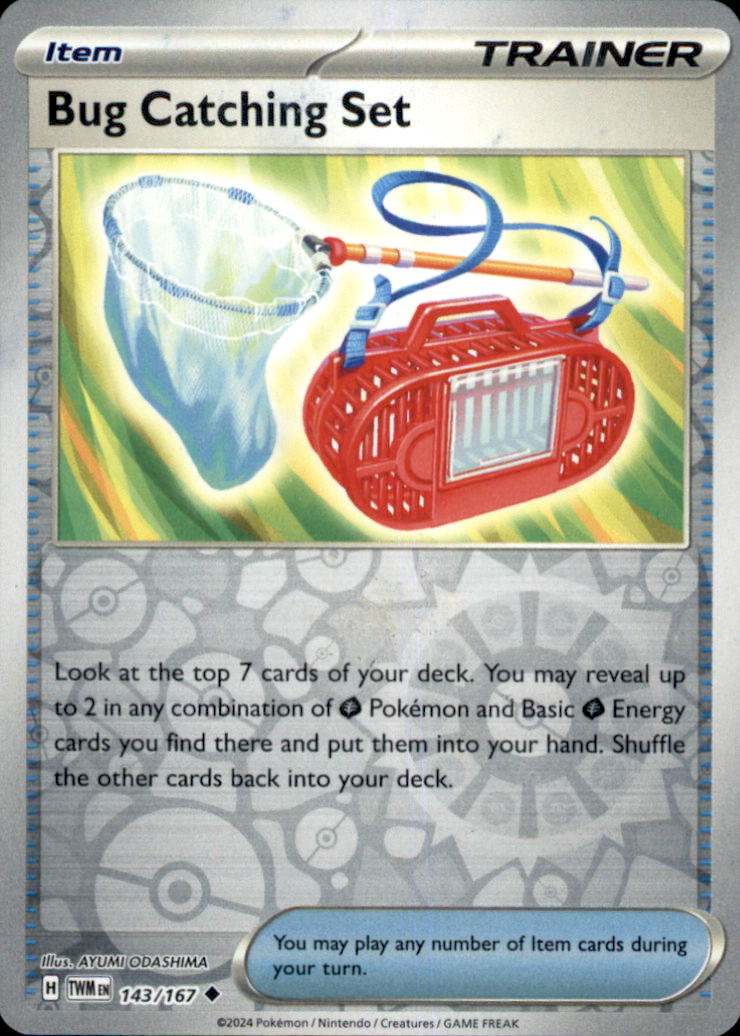 Bug Catching Set Reverse Holo Uncommon SV06: Twilight Masquerade 143/167 NM