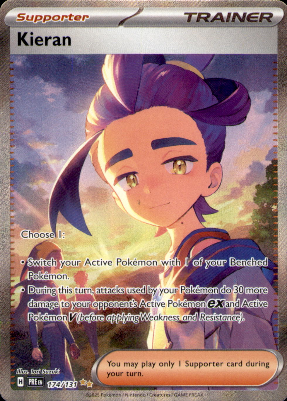 Kieran Holo Special Illustration Rare SV: Prismatic Evolutions 174/131 NM
