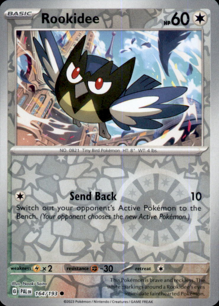 Rookidee Reverse Holo Common SV02: Paldea Evolved 164/193 NM