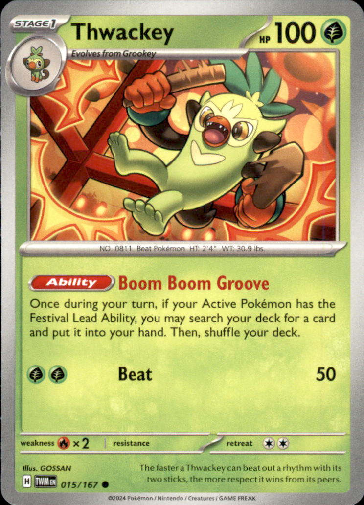 Thwackey Common SV06: Twilight Masquerade 015/167 NM