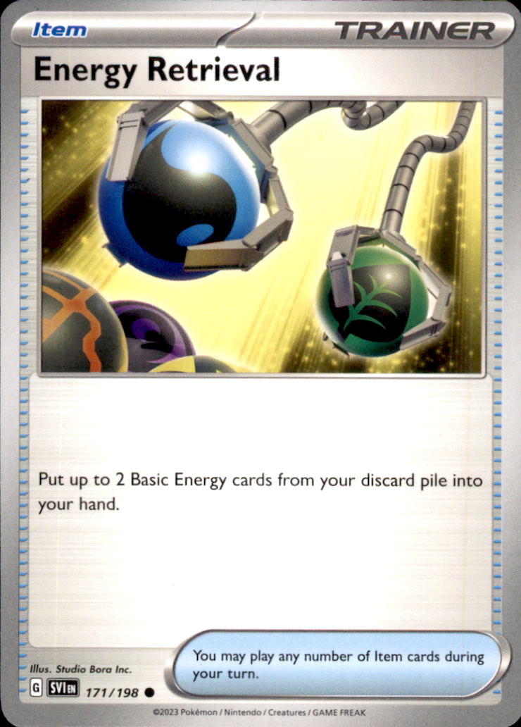 Energy Retrieval Common SV01: Scarlet & Violet Base Set 171/198 NM