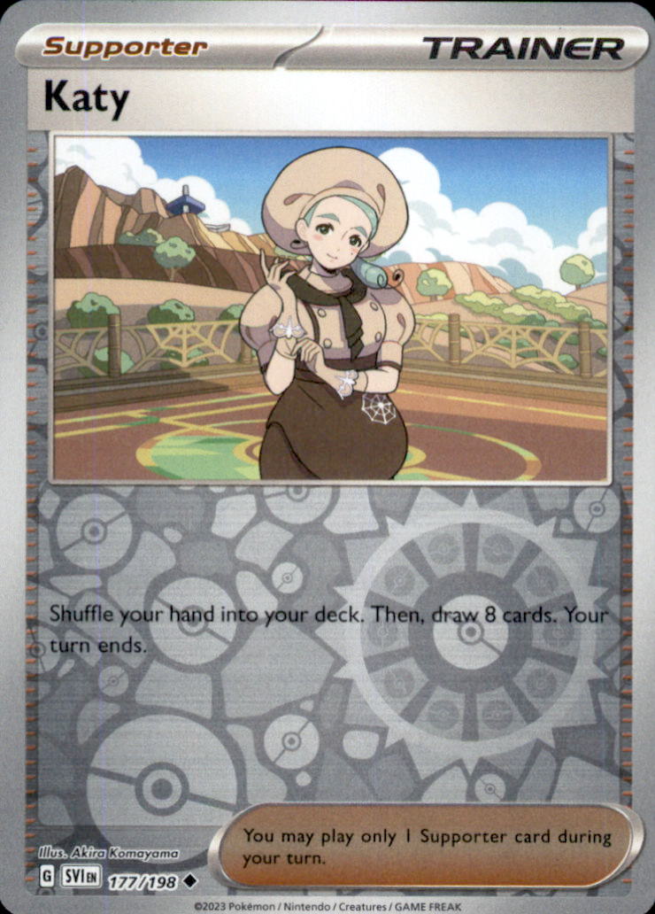 Katy Reverse Holo Uncommon SV01: Scarlet & Violet Base Set 177/198 NM