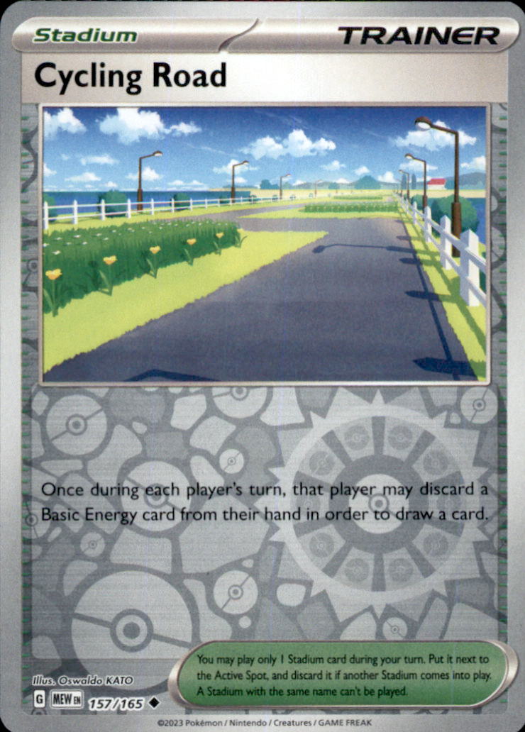 Cycling Road Reverse Holo Uncommon SV: Scarlet & Violet 151 157/165 NM