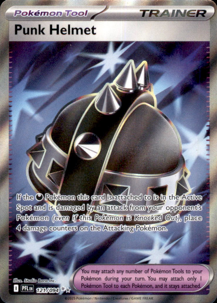 Punk Helmet Holo Ultra Rare ME02: Phantasmal Flames 121/094 NM