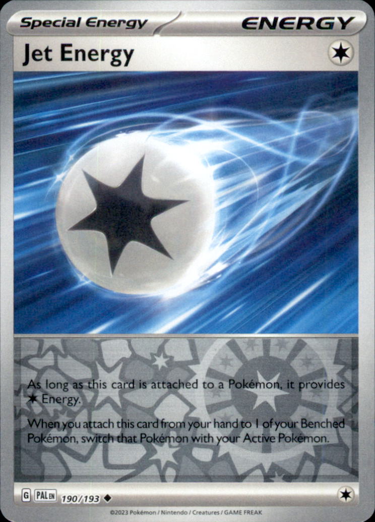 Jet Energy Reverse Holo Uncommon SV02: Paldea Evolved 190/193 NM