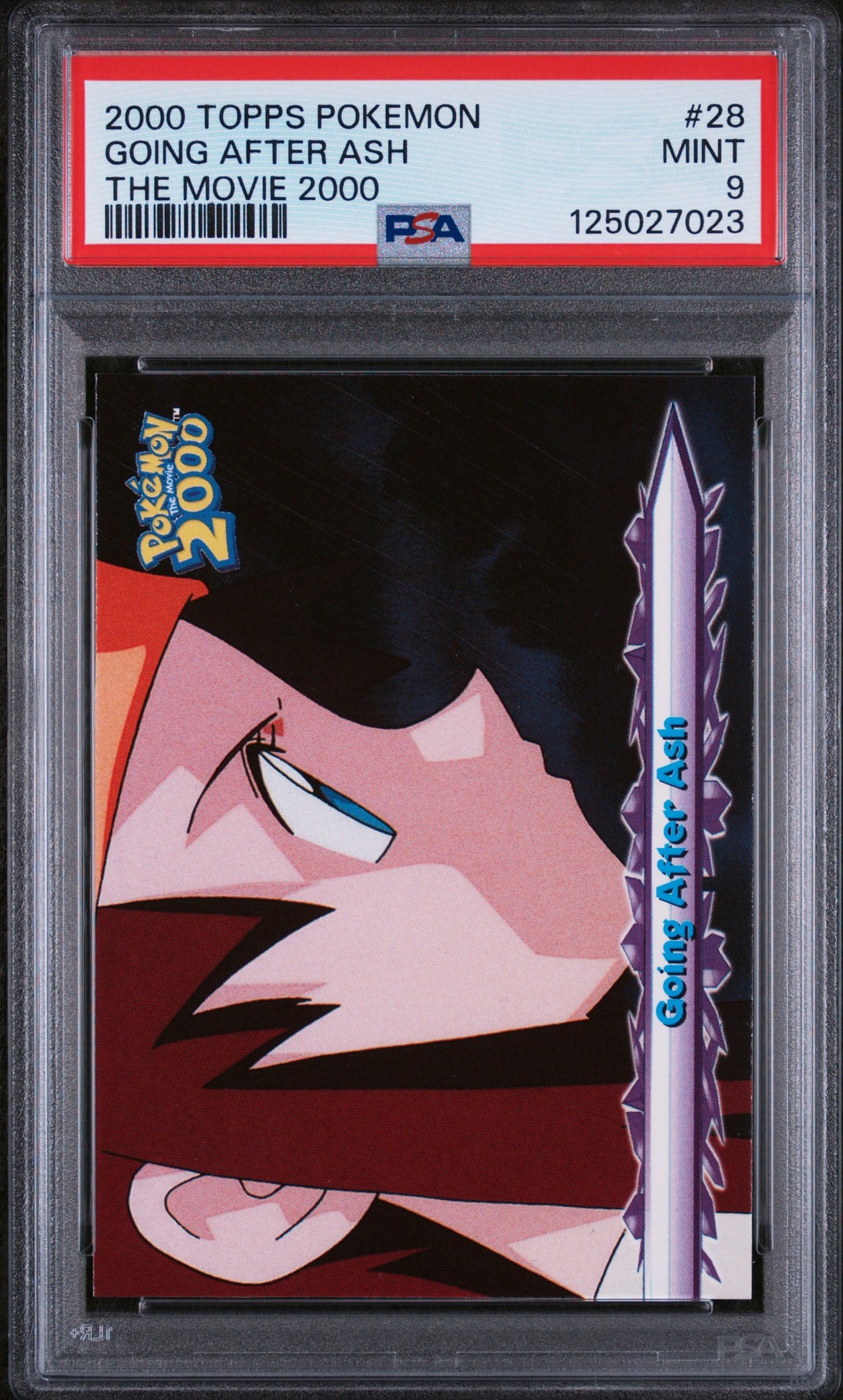 Going After Ash The Movie 2000 Topps Pokemon The Movie 2000 28 NM PSA 9