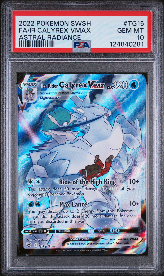 Fa/Ir Calyrex Vmax Astral Radiance Pokemon Sword & Shield Astral Radiance TG15 N