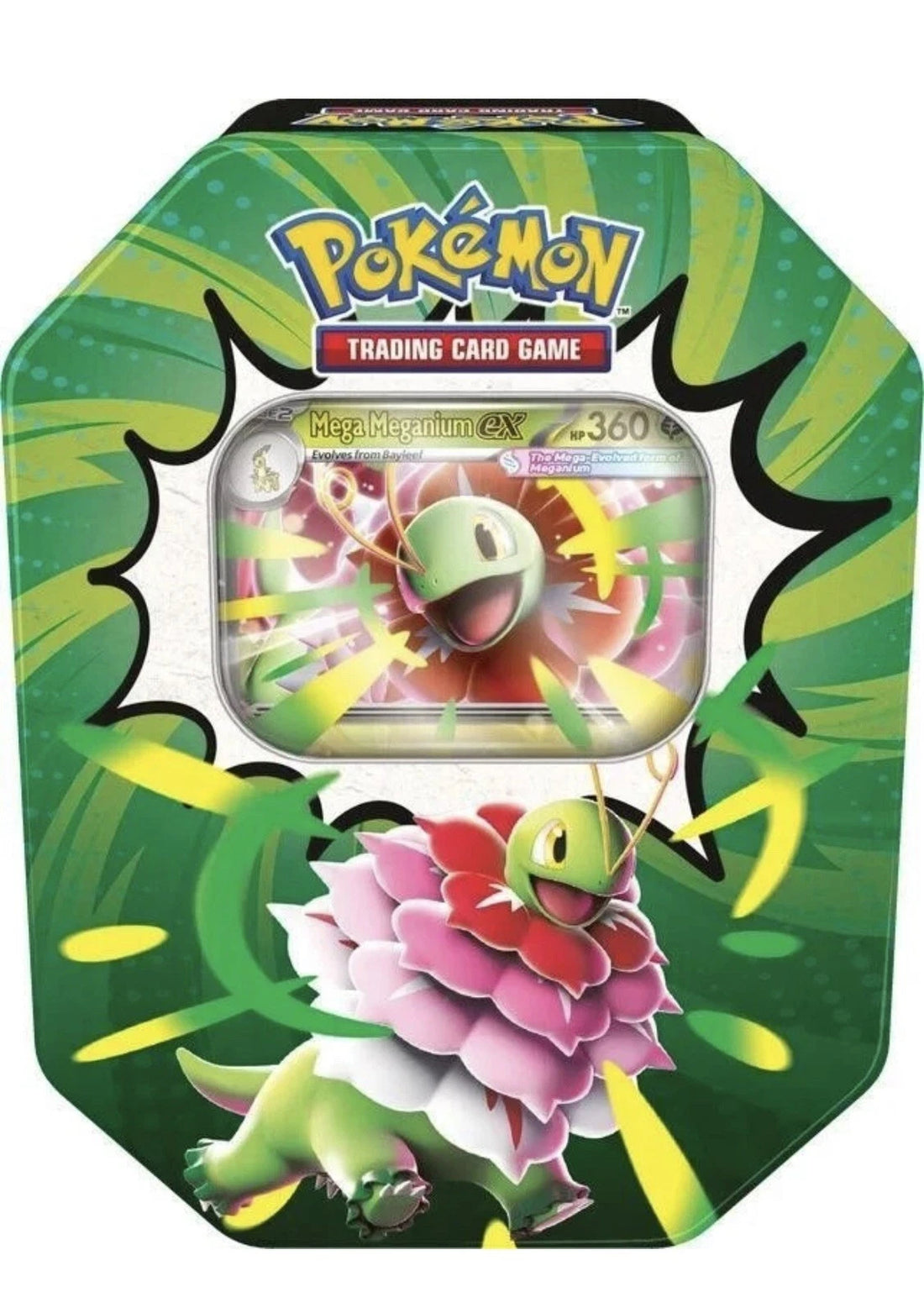 Pokémon TCG Mega Evolution Ascended Heroes Tin Mega Meganium ex
