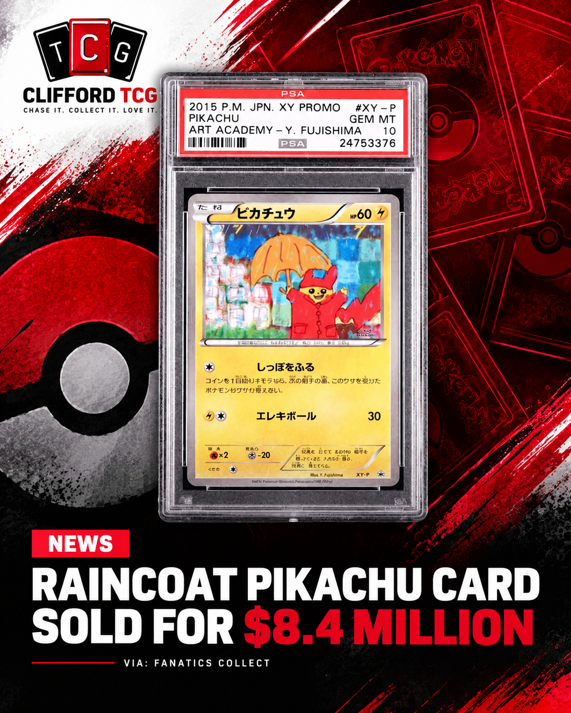 Raincoat Pikachu Sells for $8.4 Million | Pokémon News