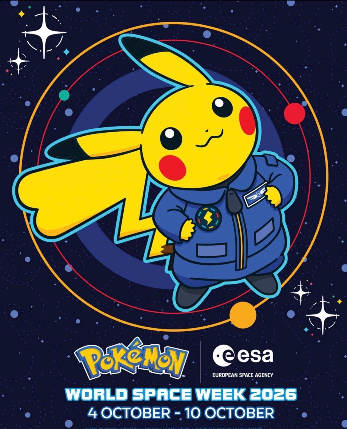 Pokémon Goes to Space | Pikachu, ESA & World Space Week 2026