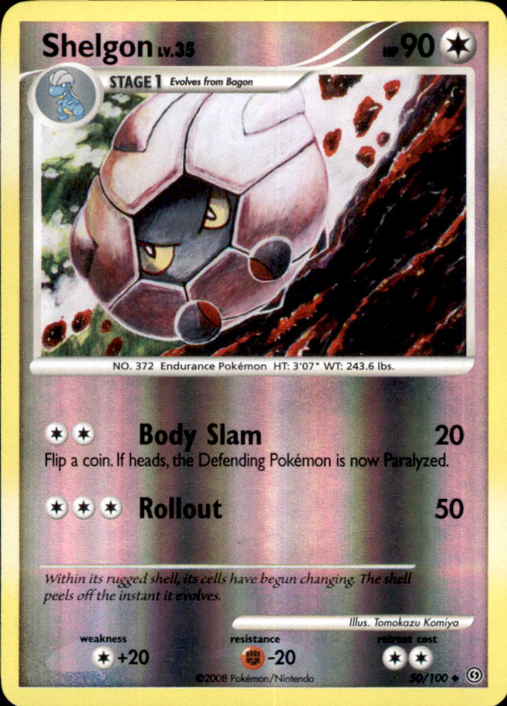 Shelgon Reverse Holo Uncommon Stormfront 50/100 NM