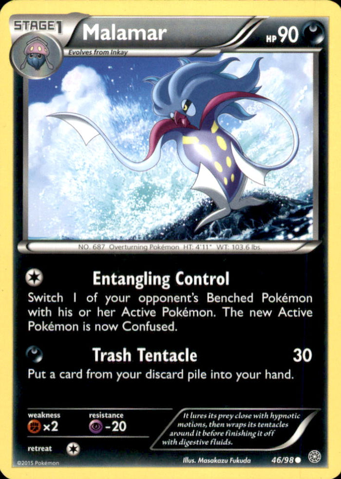 Malamar Common XY - Ancient Origins 46/98 NM