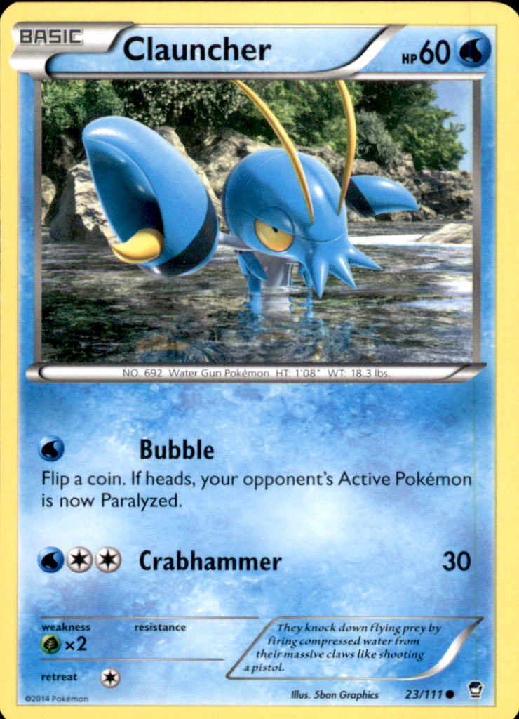 Clauncher Common XY - Furious Fists 23/111 NM