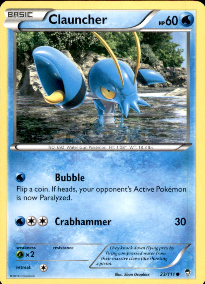 Clauncher Common XY - Furious Fists 23/111 NM