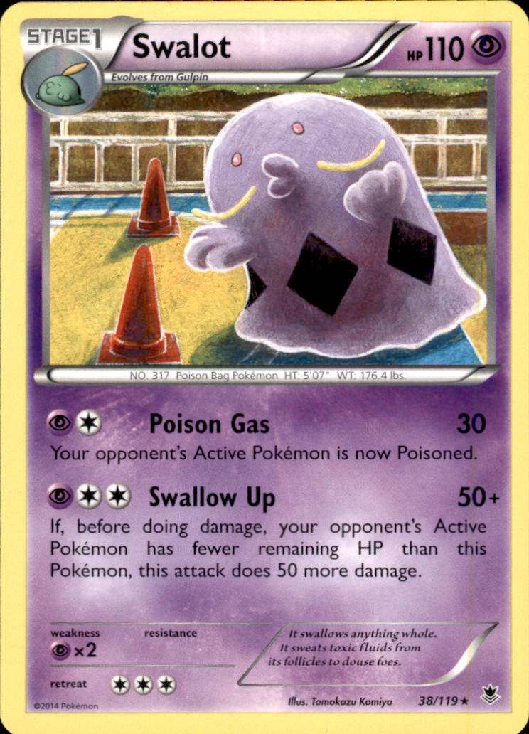 Swalot Rare XY - Phantom Forces 38/119 NM