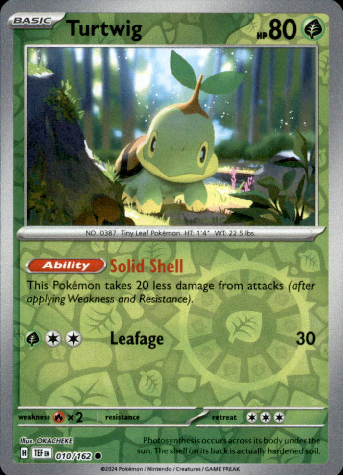 Turtwig Reverse Holo Common SV05: Temporal Forces 010/162 NM