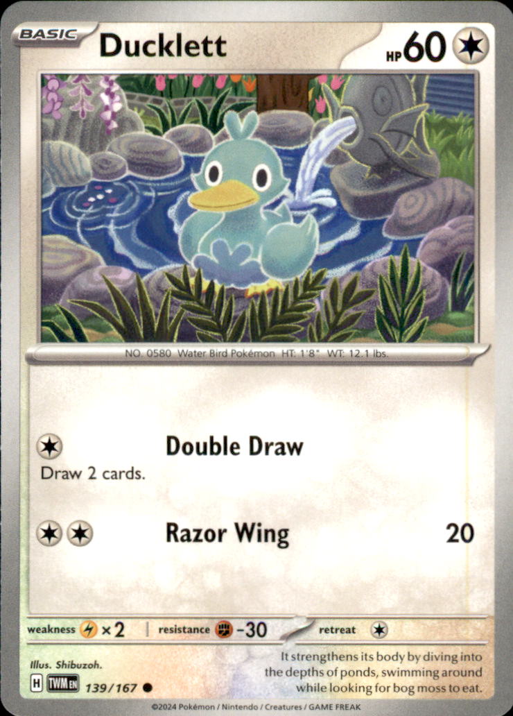 Ducklett Common SV06: Twilight Masquerade 139/167 NM