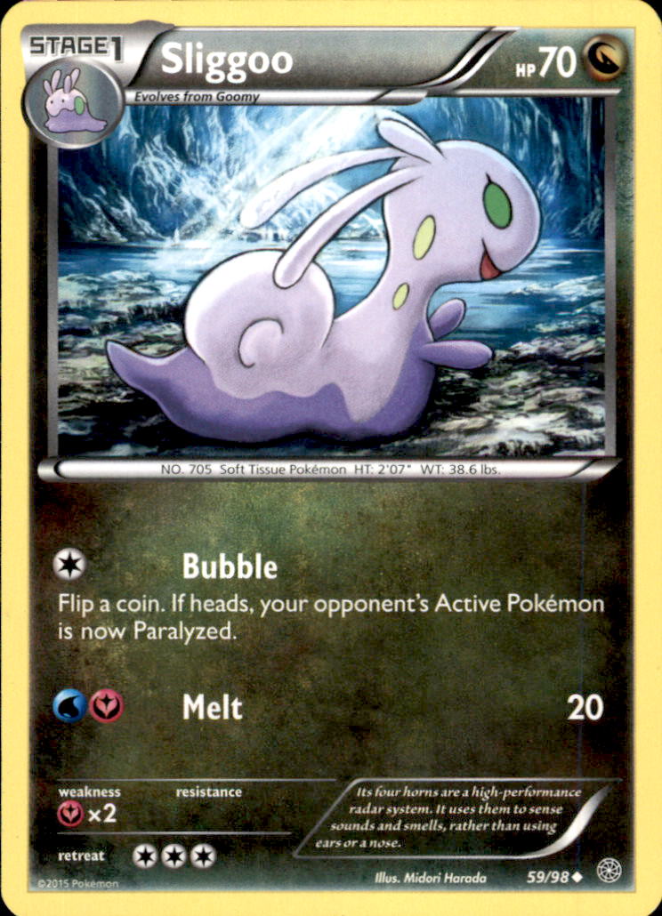Sliggoo Uncommon XY - Ancient Origins 59/98 NM