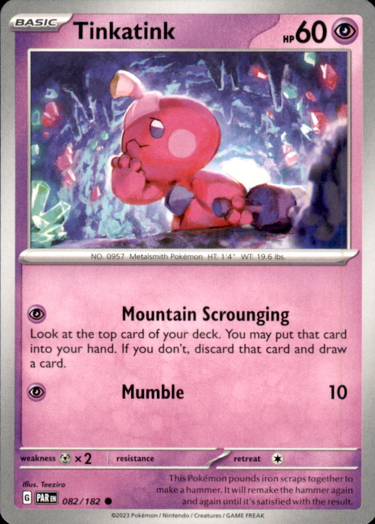 Tinkatink Common SV04: Paradox Rift 082/182 NM