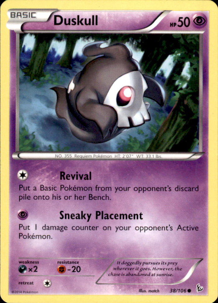 Duskull Common XY - Flashfire 38/106 NM