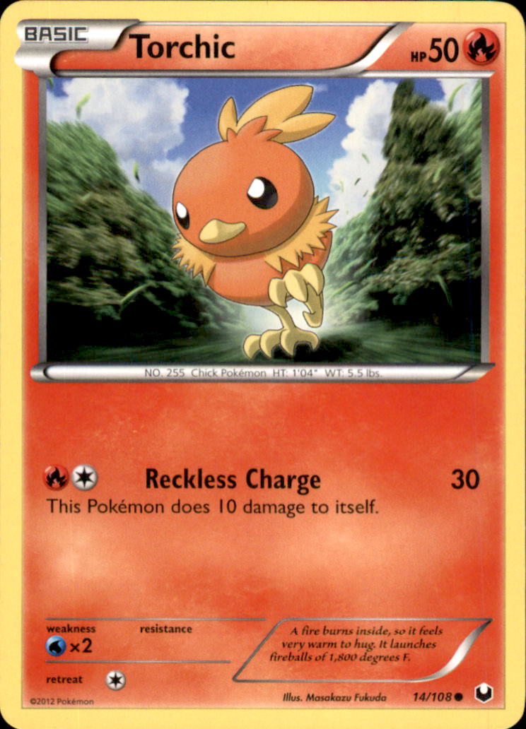 Torchic (14) Common Dark Explorers 14/108 NM