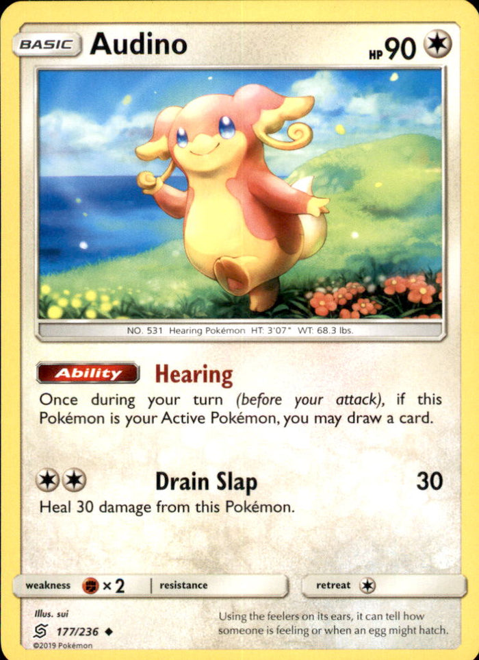 Audino Uncommon SM - Unified Minds 177/236 NM