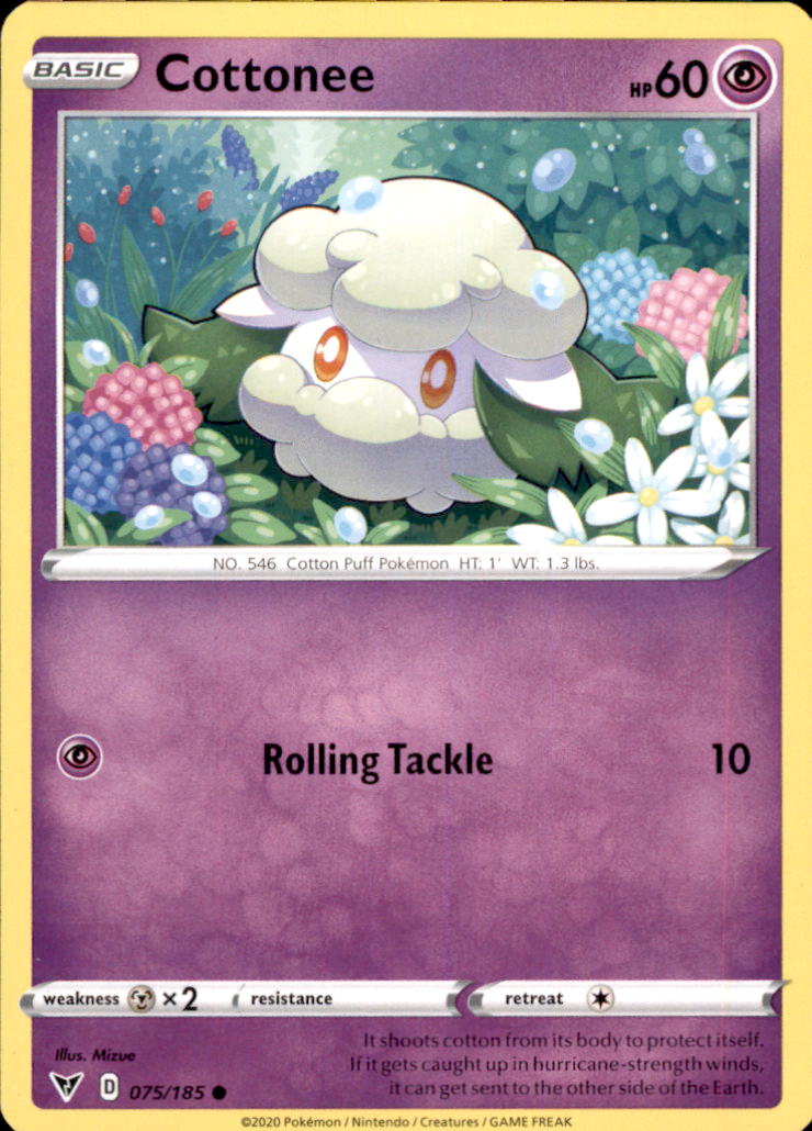 Cottonee Common SWSH04: Vivid Voltage 075/185 NM