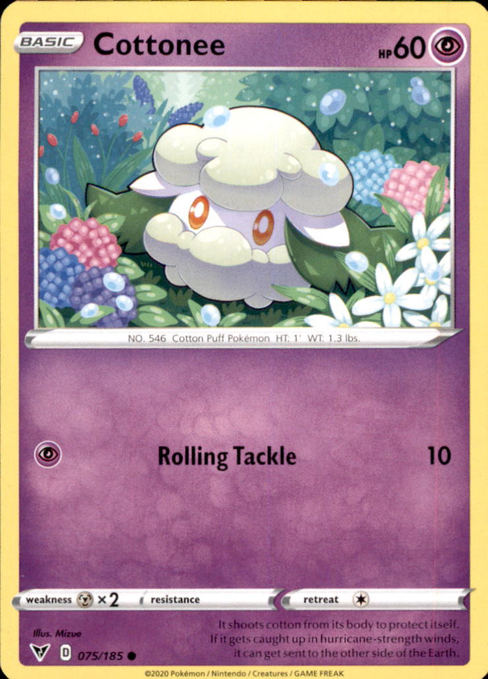 Cottonee Common SWSH04: Vivid Voltage 075/185 NM