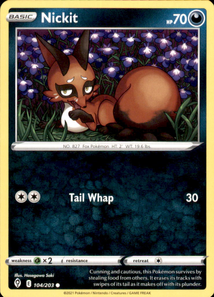 Nickit Common SWSH07: Evolving Skies 104/203 NM