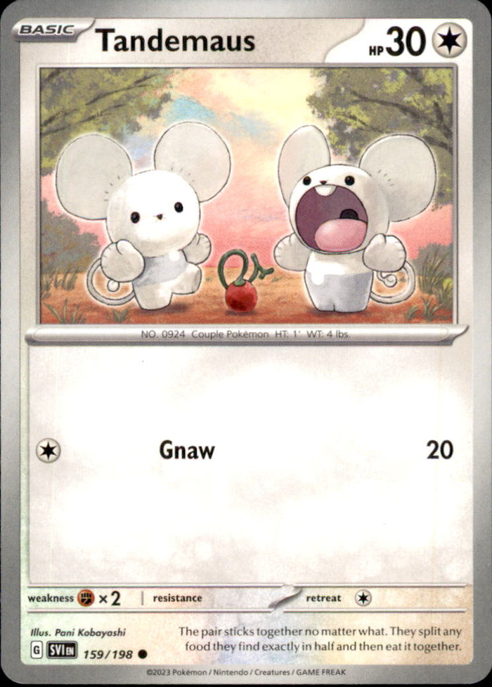 Tandemaus Common SV01: Scarlet & Violet Base Set 159/198 NM