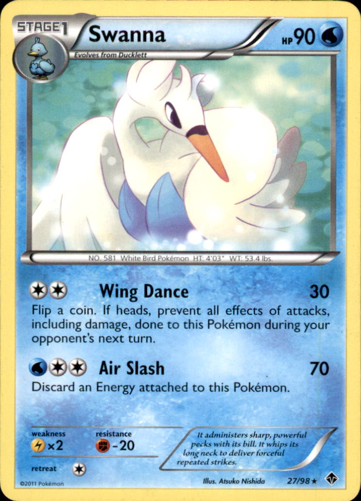Swanna Rare Emerging Powers 27/98 NM