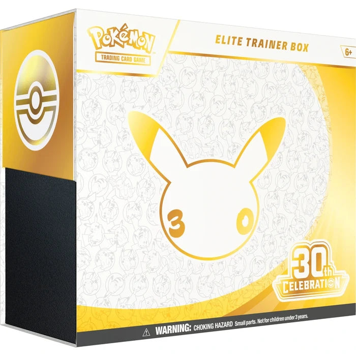 Pokémon TCG 30th Anniversary Celebration Elite Trainer Box ETB x 10 (Sealed Case)