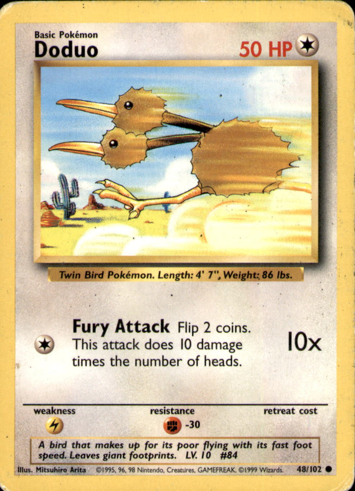 Doduo Common Base Set 048/102 MP