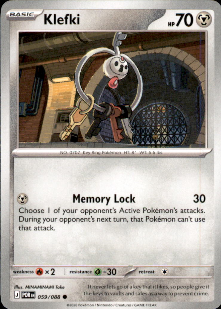 Klefki Common ME03: Perfect Order 059/088 NM