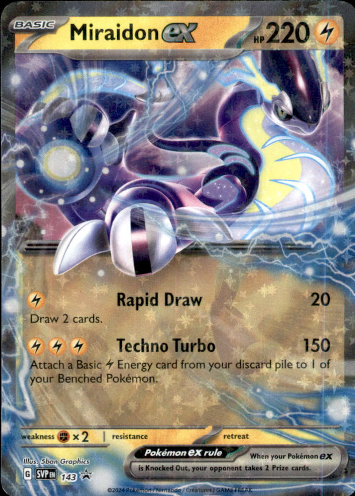 Miraidon ex Holo Double Rare SV03: Obsidian Flames 079/197 NM